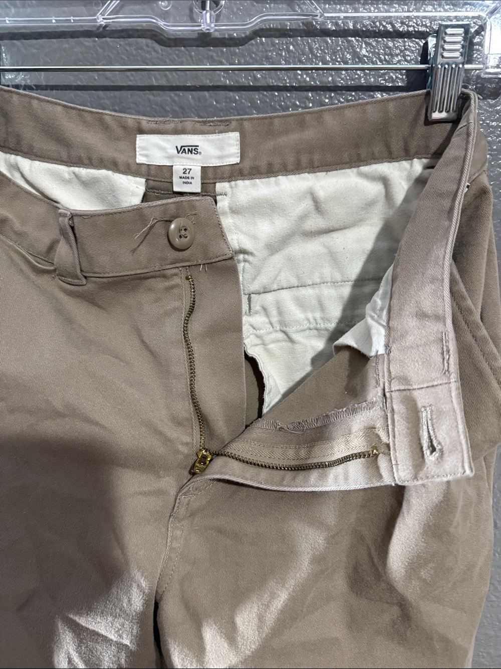 Vans Taupe Straight Casual Pants - Taupe - Picture 5 of 10
